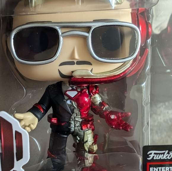 Funko Pop Tony Stark Entertainment Expo Exclusive C2E2 Marvel 1354 - Picture 7 of 7